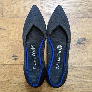 Rothy's The Point, Size 8, Black